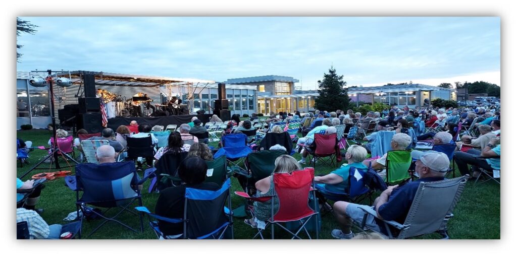 Outdoor summer concert at Wayne Municipal Complex in Passaic County