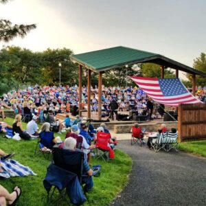 Outdoor summer concert at Burlington County Concert