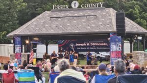 Outdoor summer concert at Brookdale Park in Essex County